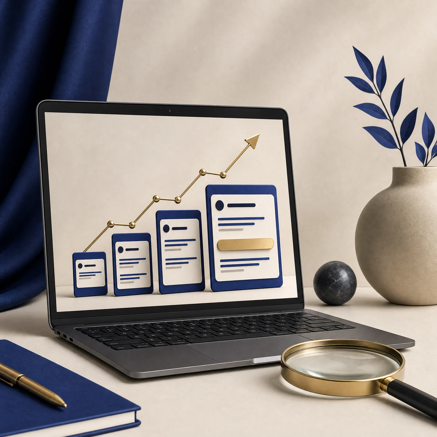 SEO and search visibility for a business website