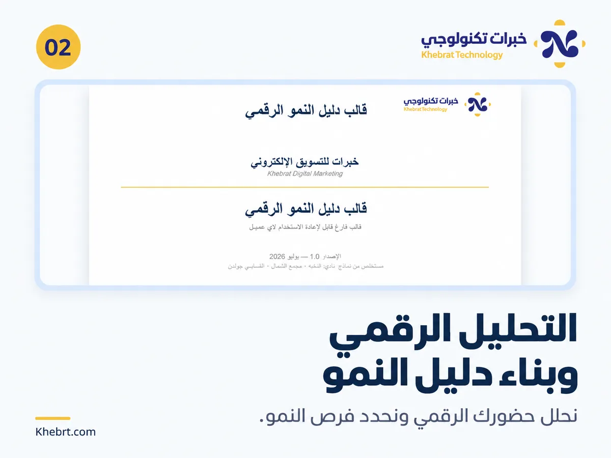 التحليل الرقمي وبناء دليل النمو